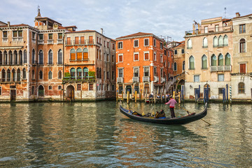 Fototapeta na wymiar Venice, Italy. Grand canal architecture in Venice.