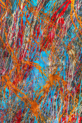 Abstract multicolor texture