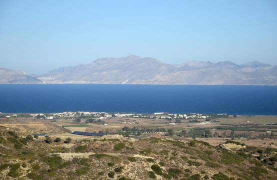 Blick von Kos nach Kalymnos