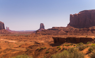 Wild West USA. Monument Valley, Arizona, Navajo Tribal Park