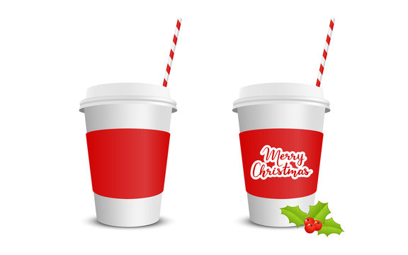Fototapeta Paper coffee cup