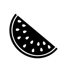 watermelon icon fruit vector illustration flat isolated on white 