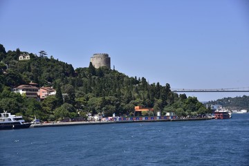 Naklejka premium Bosphorus strait, Turkey
