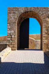 Gate in fortification, El Jadida, Morocco
