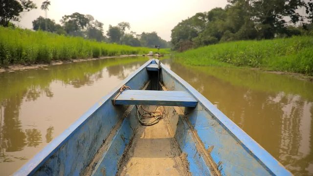 Bootsfahrt durch Amazonas