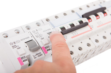 Electric fuses, fusebox.