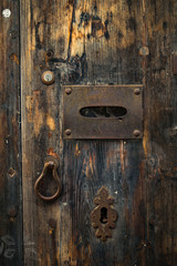 An old door in Mdina