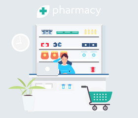 Poster design. Advertisement banner.