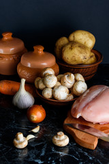 Homemade Delicious Lunch from Fresh Foods