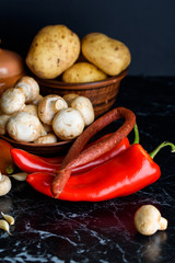 Homemade Delicious Lunch from Fresh Foods