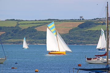 Oyster cutters on the River Fal