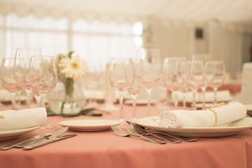 Wedding reception banquet dinner