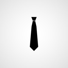 Necktie simple icon. Vector