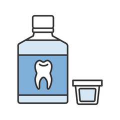 Mouthwash color icon
