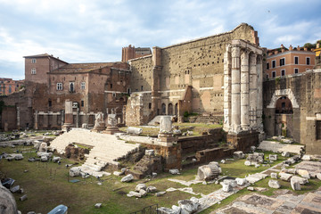 Fototapeta premium Roman forum. Imperial forum of Emperor Augustus. Rome, Italy