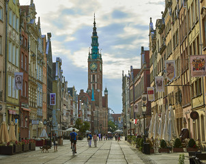 Fototapeta na wymiar The old town of Gdansk 