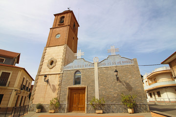 Fototapeta na wymiar Iglesia de El Algar en Cartagena, Murcia, España