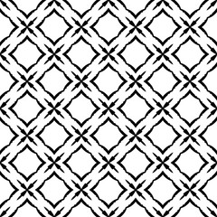 Retro geometric pattern in repeat. Fabric print. Seamless background, mosaic ornament, vintage style.