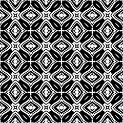 Retro geometric pattern in repeat. Fabric print. Seamless background, mosaic ornament, vintage style.