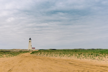 Lighthouse on the Grey Lady