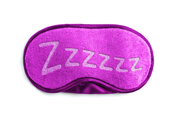 Sleeping eye mask with letters 