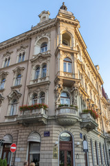 Fototapeta premium Building in Zagreb in Croatia