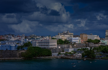 Fototapeta na wymiar Colorful Coast of Puerto Rico