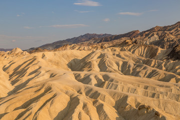 Fototapeta premium Rock formations at Zabriskie Point in Death Valley