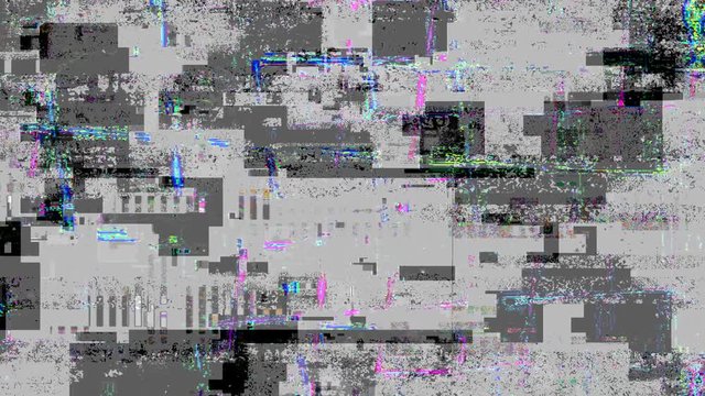 Colored Noise Digital Grunge Glitch Video Damage