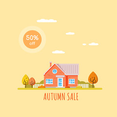 autumn sale banner