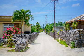 竹富島の町