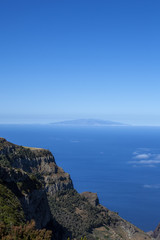 View of Isla de La Palma from La Gomera, Canary Islands