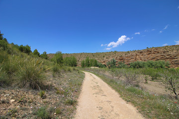 Fototapeta na wymiar Ribera de Cañaverosa, Calasparra, Murcia, España