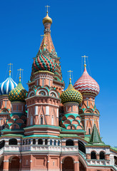 Saint Basils Cathedral on the Red Square in Moscow