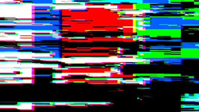 Modern computer technology failure digital databending noise glitch overlay or transition