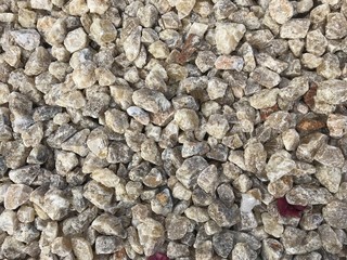 Background of small stones photographing with smartphone
