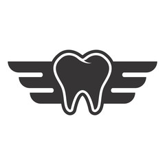 Dental logo. Dentist Icon. Orthodontic symbol. Vector eps 08.