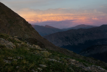 Fototapeta premium Sunset on Missouri Pass - Colorado