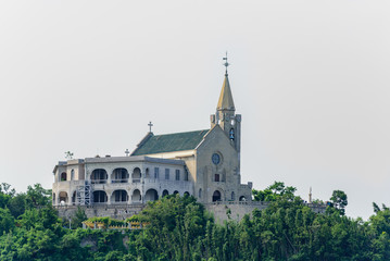 Fototapeta premium マカオ ペンニャ教会