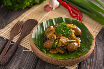 oseng telur puyuh