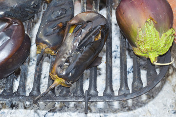 Baked eggplants