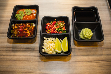 Seasoning in black plate