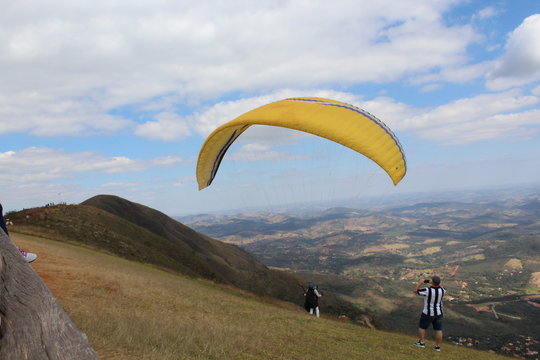 Paragliding. Moeda-MG. Brazil
