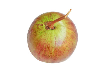 Freshness star apple,tropical fruit  isolated on white background