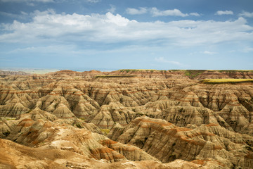 View from Badlands National Park in South Dakota