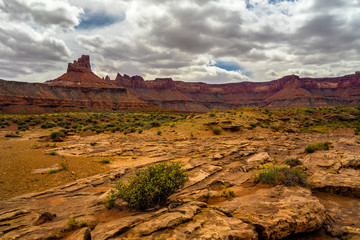 .This image was captured on the road to the Millard Canyon area in the Maze District of the Canyonlands NP in Utah.Beautiful land formations abound.