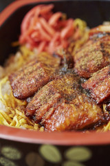 Japanese eel rice bowl 