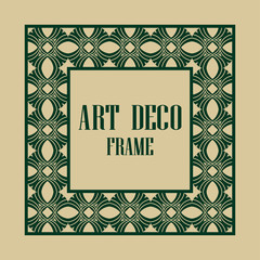 Obraz premium Art Deco Frame