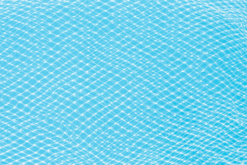 white net dynamic abstract on blue background