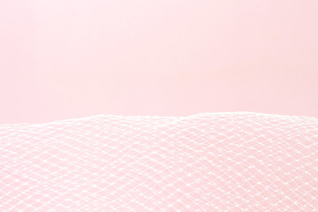 white net dynamic abstract on pink background